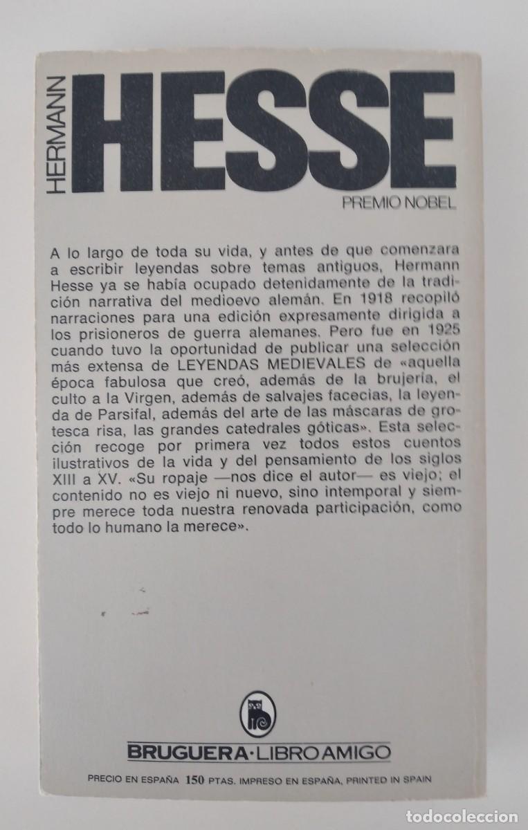 Libros de segunda mano: Leyendas Medievales -Hesse, Hermann - Foto 2