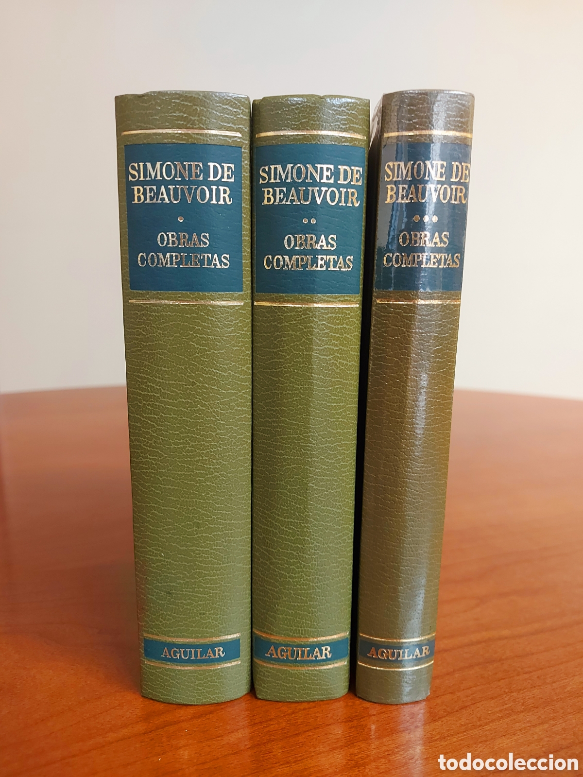 Libros de segunda mano: Simone de Beauvoir, Obras completas. 3 tomos (completa). Aguilar, 1977-78.