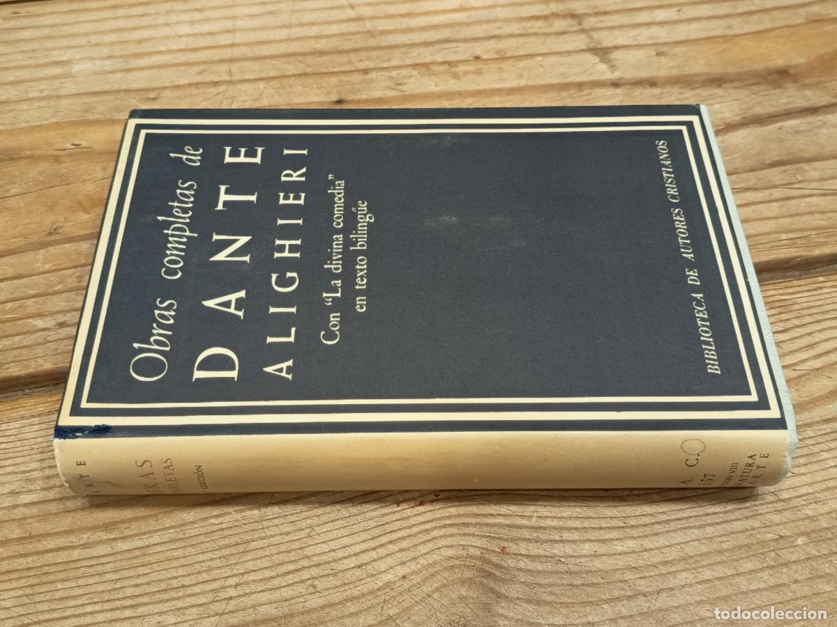 Libros de segunda mano: 1965 - DANTE ALIGHIERI. Obras completas con &ldquo;La divina comedia&rdquo; en texto biling&uuml;e