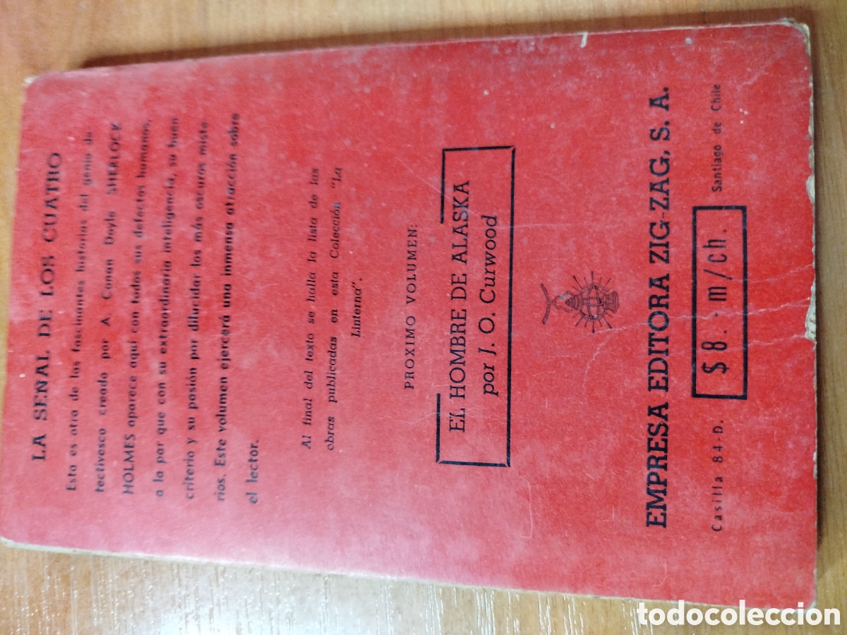 Libros de segunda mano: La se&ntilde;al de los cuatro. Colecci&oacute;n la linterna - Foto 2
