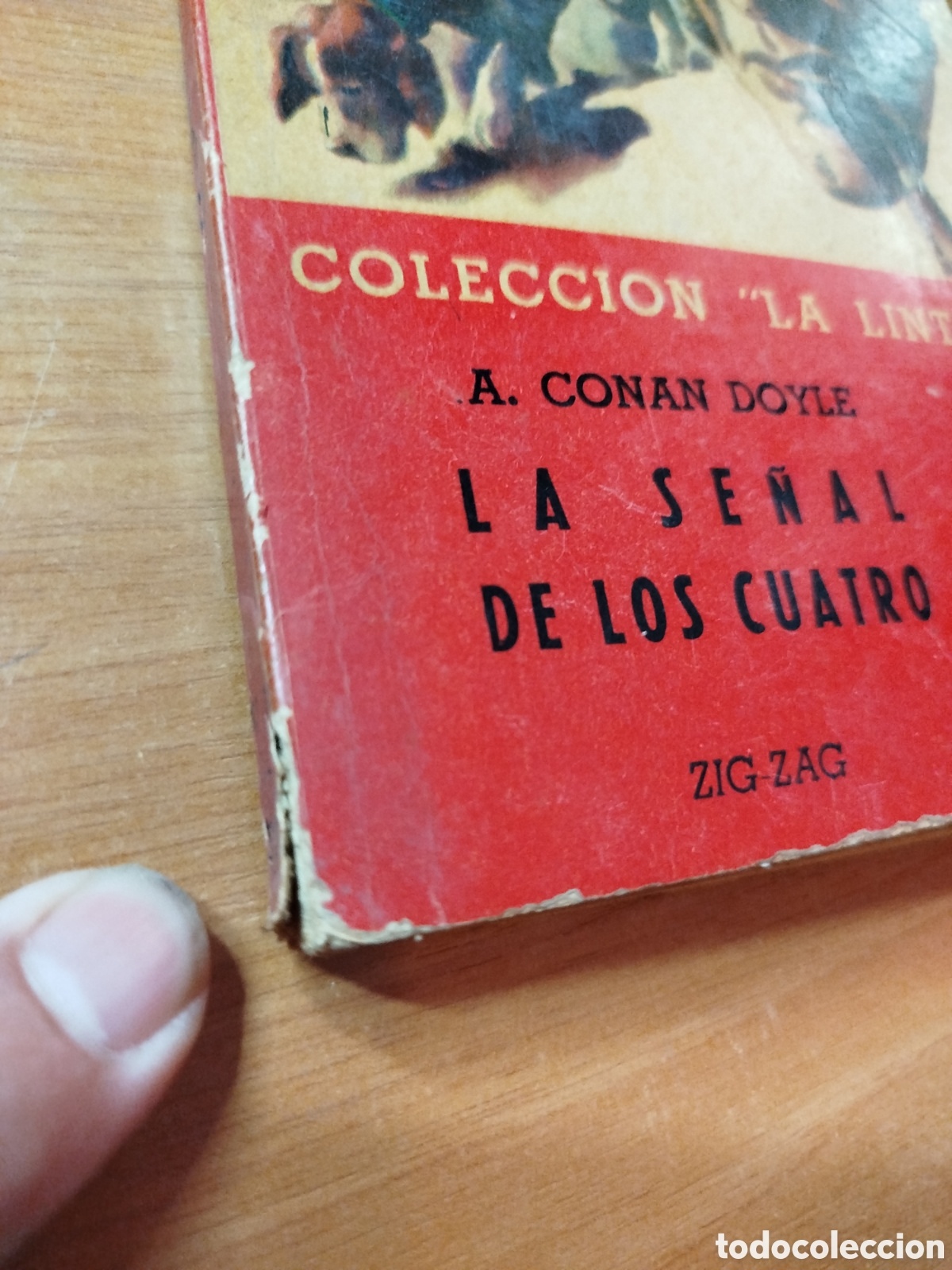 Libros de segunda mano: La se&ntilde;al de los cuatro. Colecci&oacute;n la linterna - Foto 4