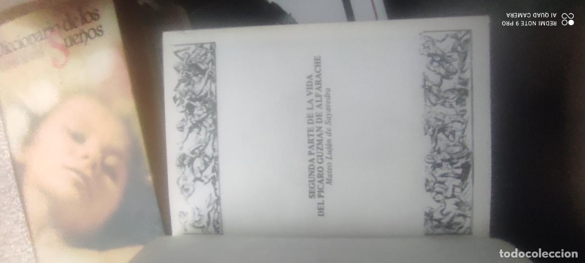 Libros de segunda mano: LA NOVELA PICARESCA ESPA&Ntilde;OLA: Segunda parte de la vida del p&iacute;caro Guzm&aacute;n de Alfarache