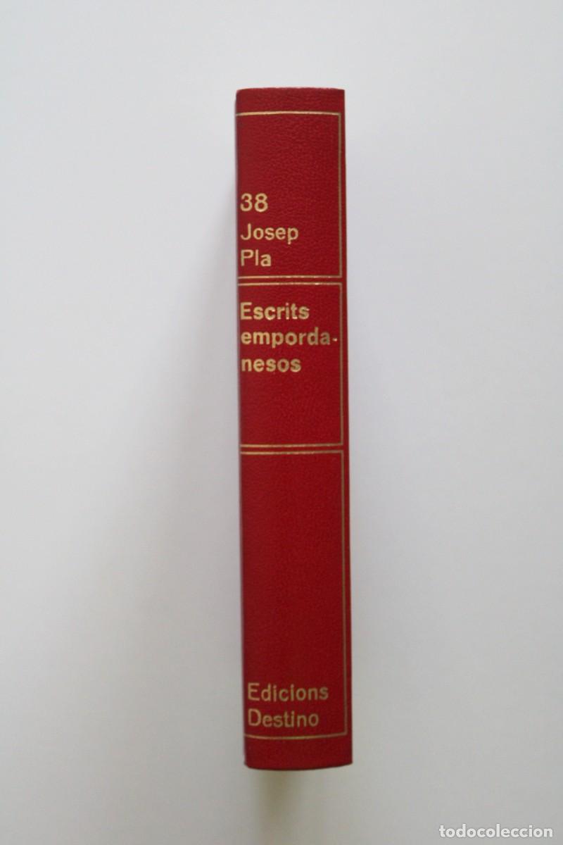 Libros de segunda mano: Josep Pla - Escrits empordanesos. Obra completa volum 38 - Destino