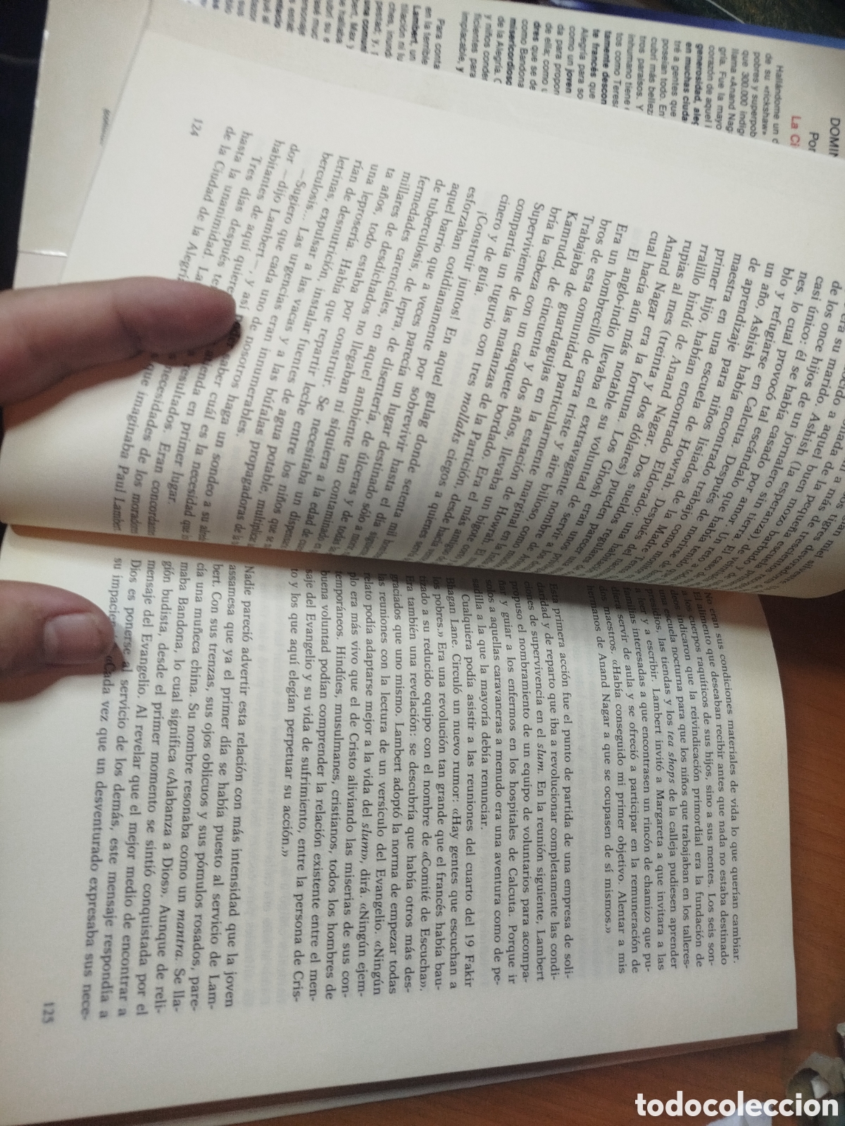 Libros de segunda mano: La ciudad de la alegr&iacute;a. Dominique lapierre. - Foto 3