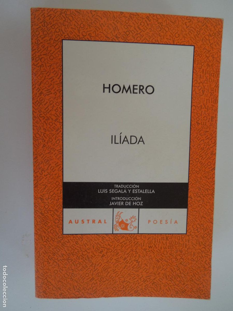 Libros de segunda mano: ILIADA - HOMERO - AUSTRAL -2007