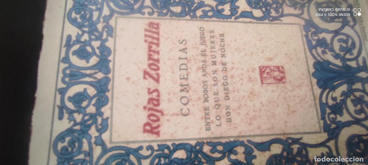 Libros de segunda mano: Cl&aacute;sicos Ebro.- Rojas Zorrilla. Comedias