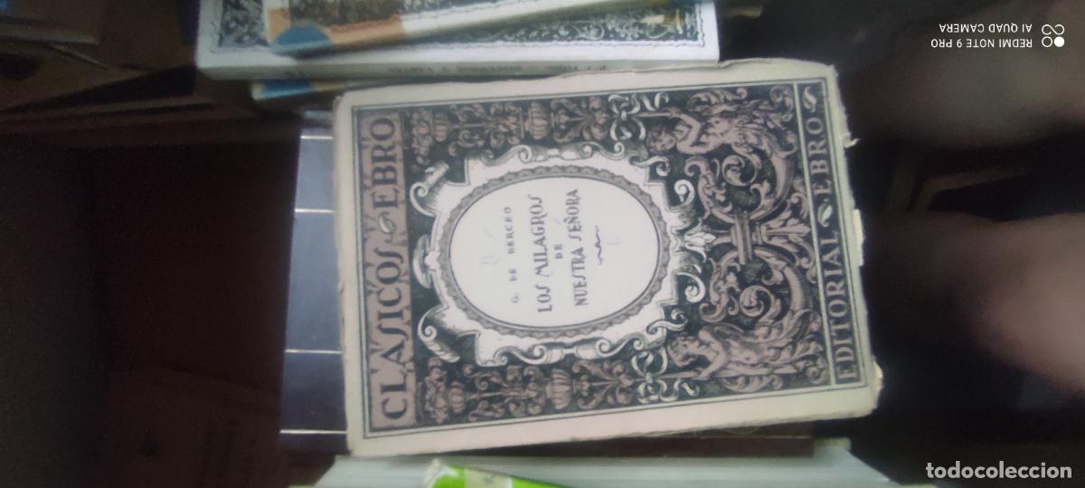 Libros de segunda mano: Cl&aacute;sicos Ebro.- Los milagros de nuestra se&ntilde;ora