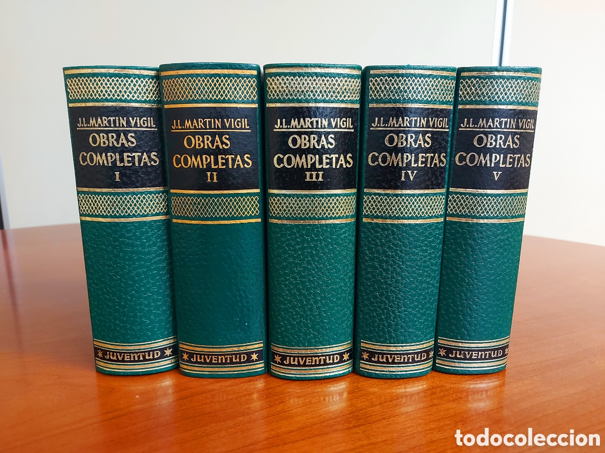 Libros de segunda mano: Mart&iacute;n Vigil, Obras completas. 5 tomos (completa). Editorial Juventud, 1973-76.