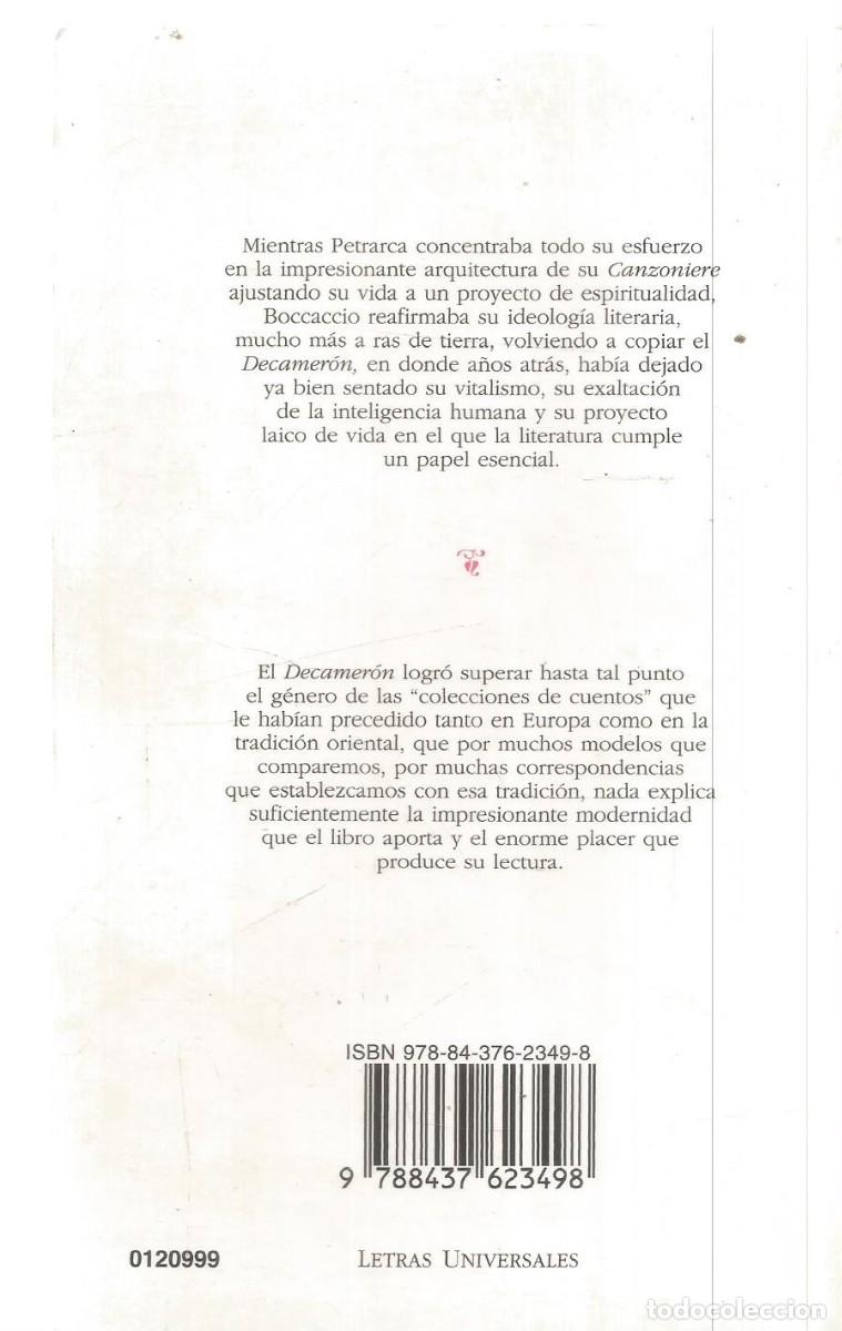 Libros de segunda mano: GIOVANNI BOCCACCIO. DECAMERON. CATEDRA. - Foto 2