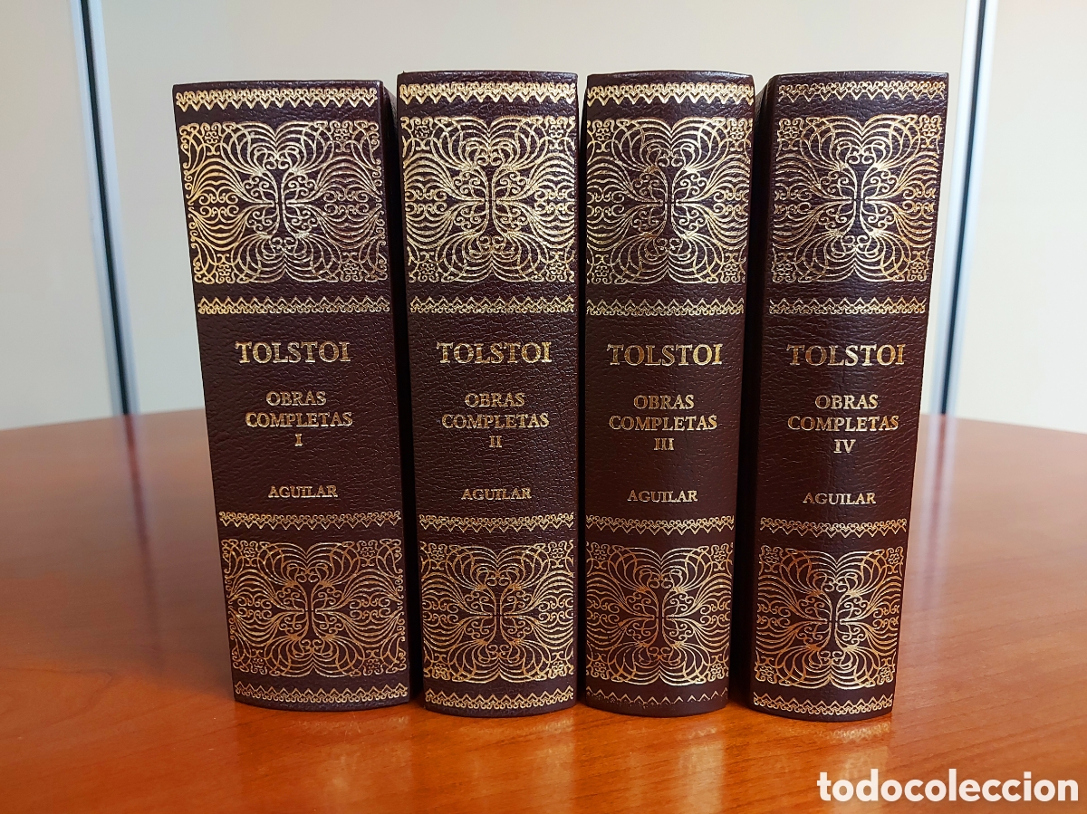 Libros de segunda mano: Tolstoi, Obras Completas. 4 tomos (completa). Aguilar, 2004