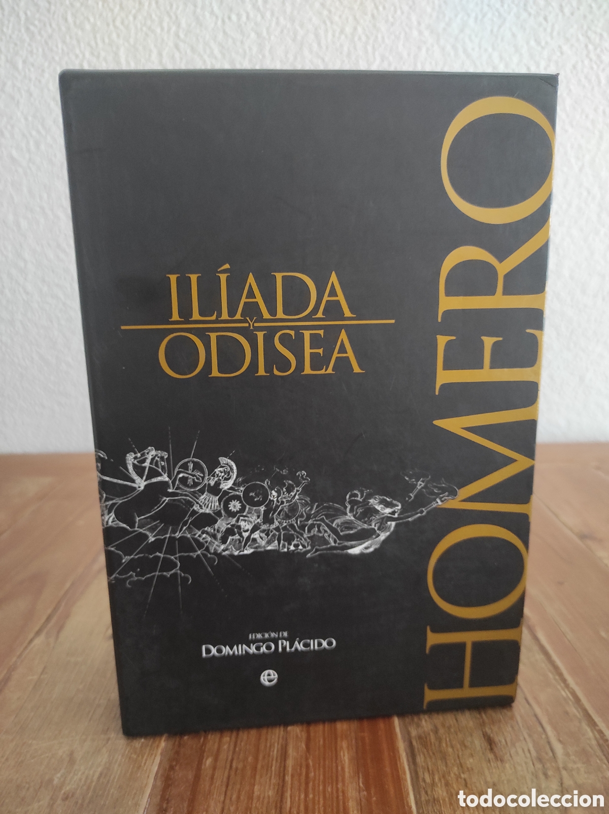 Libros de segunda mano: Il&iacute;ada y Odisea.Edici&oacute;n de Domingo Pl&aacute;cido .Esfera de los libros.