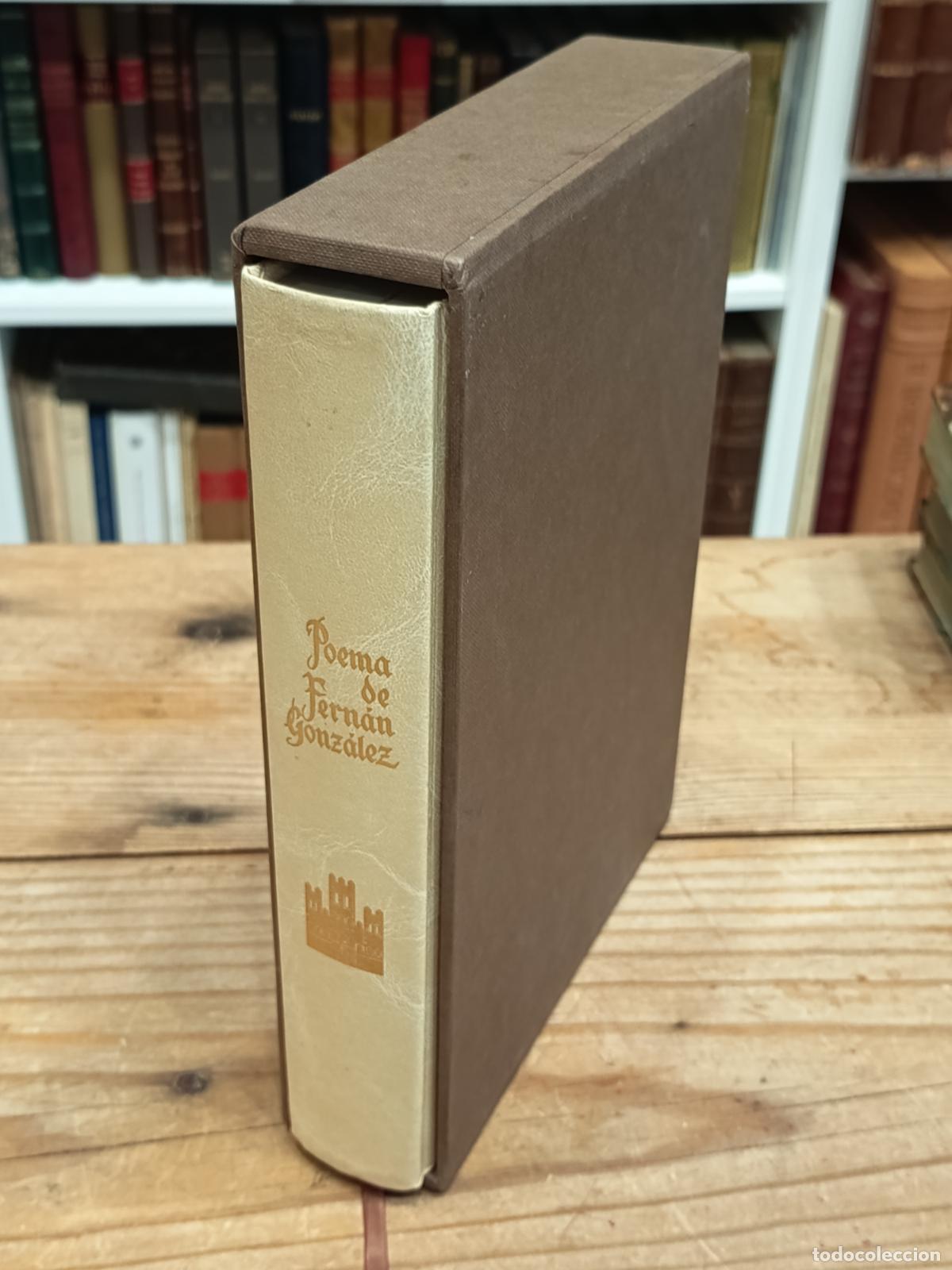 Libros de segunda mano: 1989 - Poema de Fern&aacute;n Gonz&aacute;lez. Edici&oacute;n Facs&iacute;mil