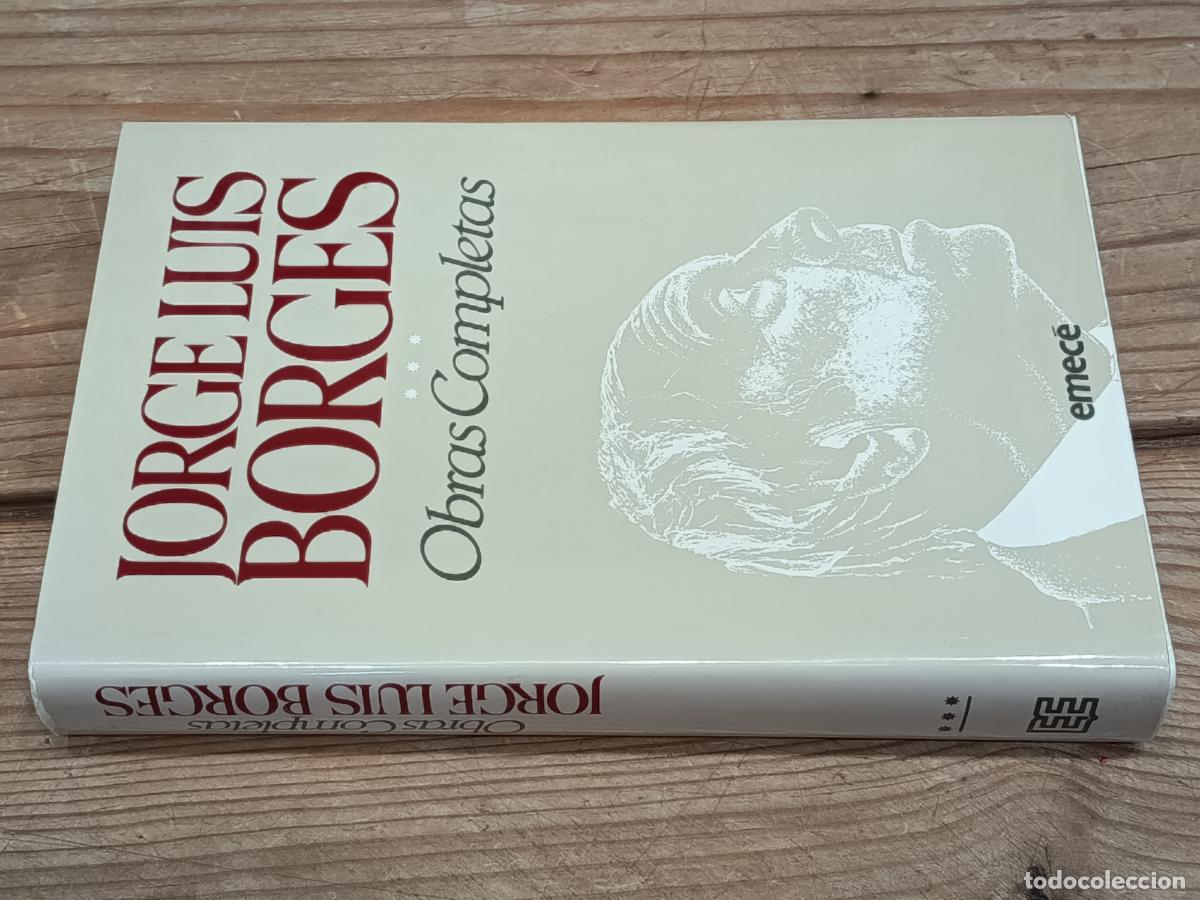 Libros de segunda mano: 1989 - JORGE LUIS BORGES. Obras completas, III. 1975-1985