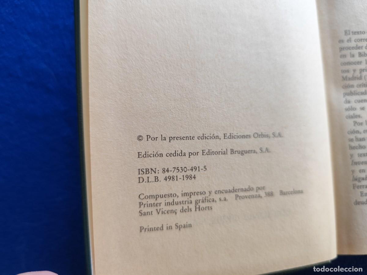 Libros de segunda mano: Cartas Marruecas Jos&eacute; Cadalso Ed.Orbis 1984 - Foto 4