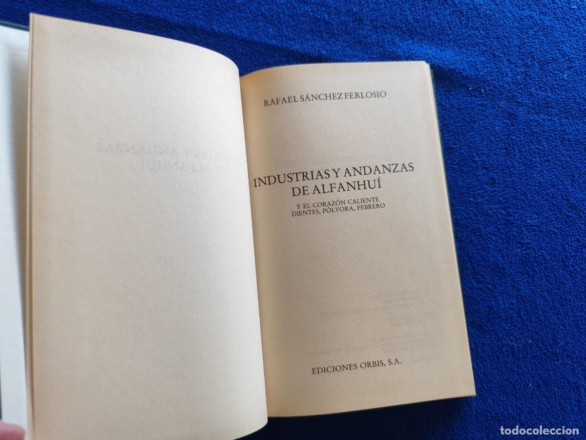 Libros de segunda mano: ALFANHU&Iacute; Rafael S&aacute;nchez Ferlosio Ed.Orbis 1982 - Foto 3