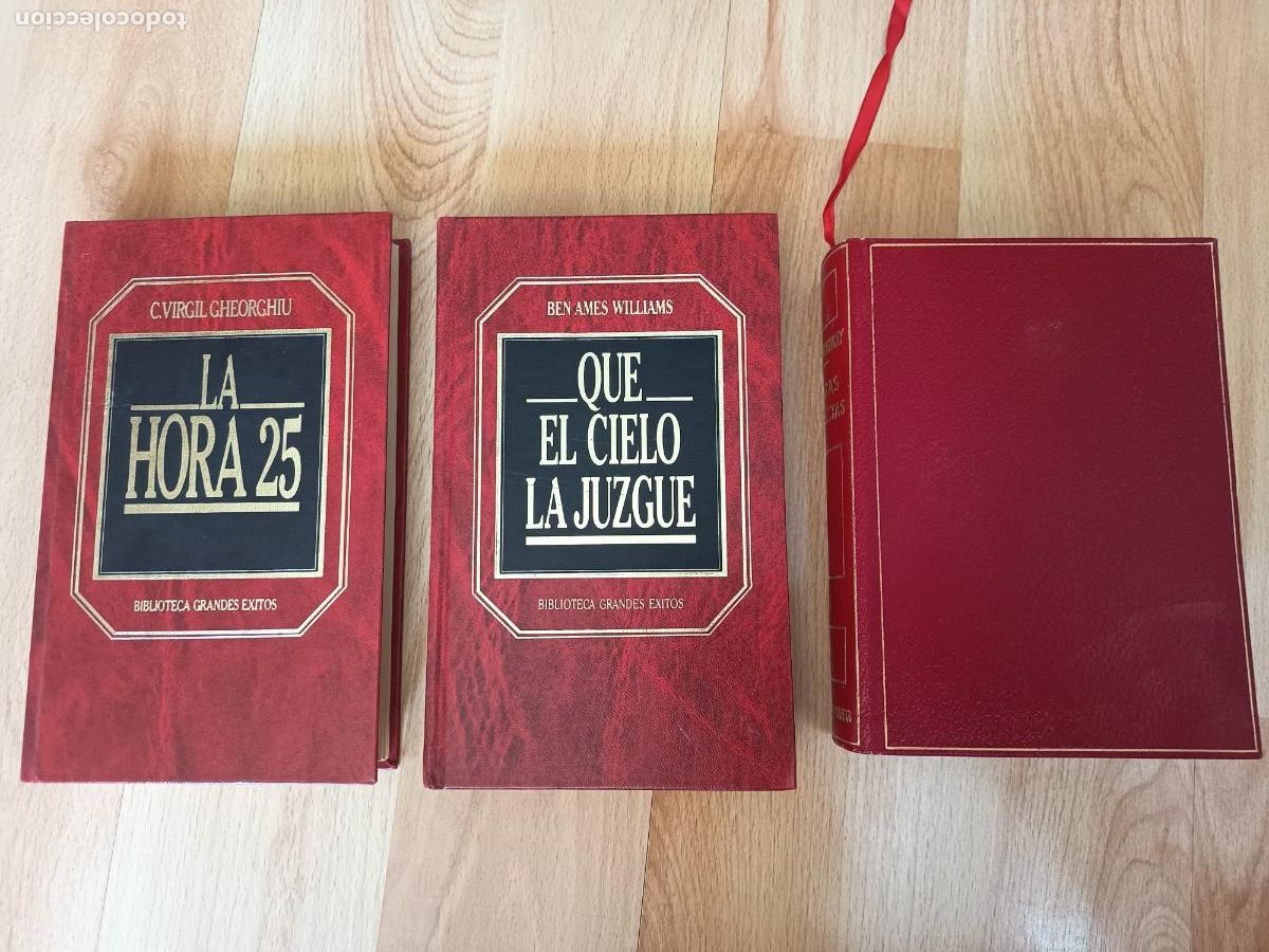 Libros de segunda mano: 3 Libros Literatura: Obras Selectas Hemingway (Ed. Planeta) + La Hora 25 + Que el cielo la juzgue