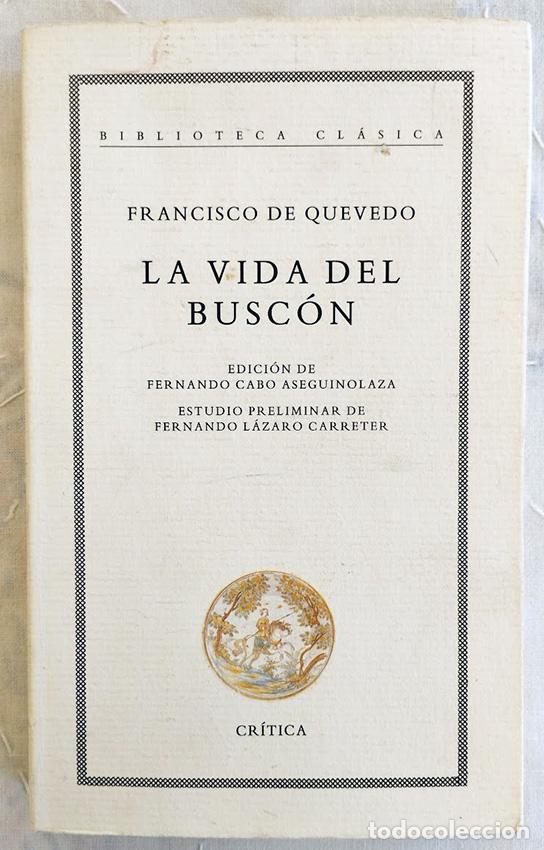 Libros de segunda mano: La vida del busc&oacute;n. - QUEVEDO, Francisco de.- - Foto 1