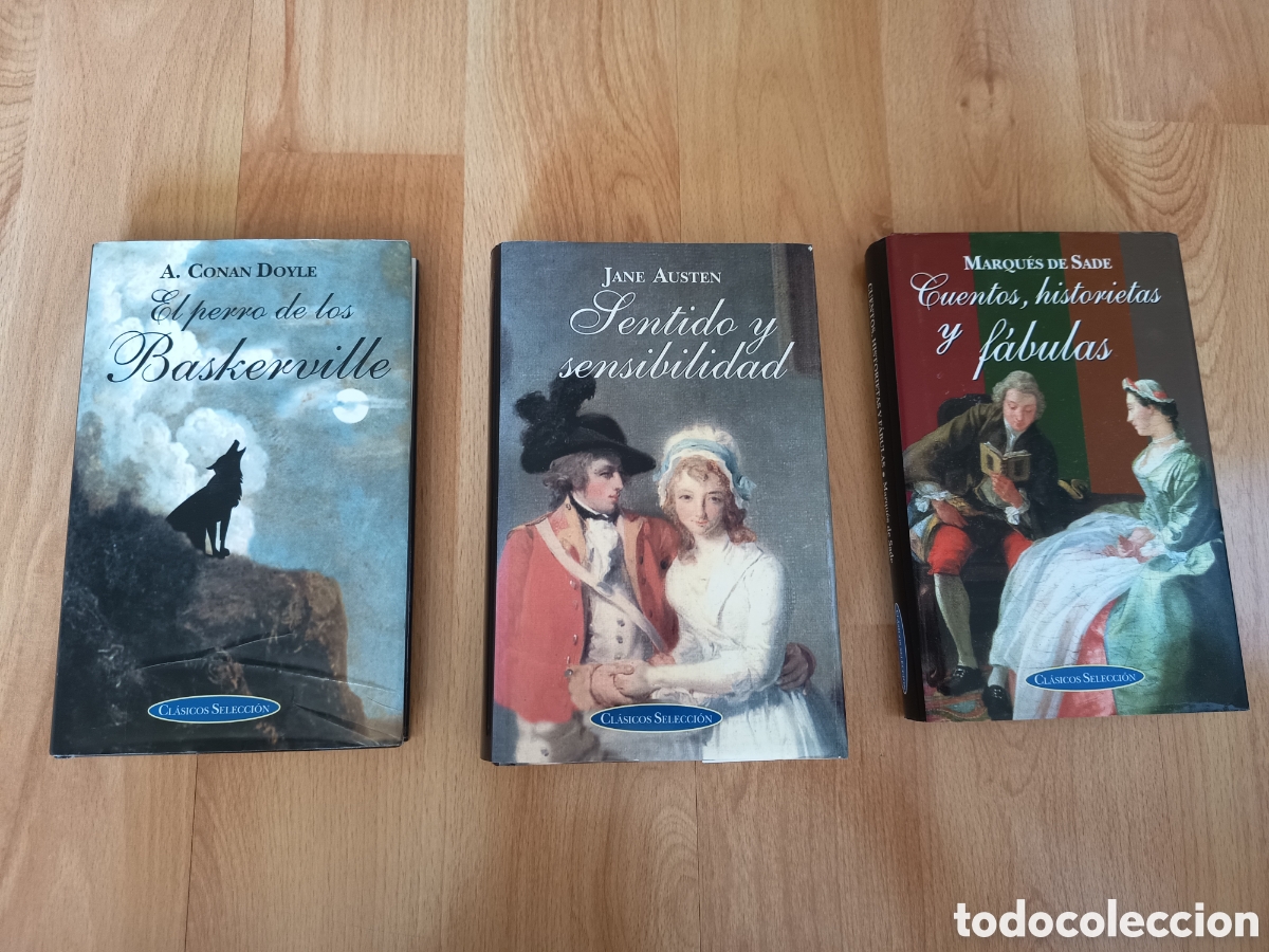 Libros de segunda mano: Lote de 3 Libros de la Colecci&oacute;n Cl&aacute;sicos Selecci&oacute;n - Edimat Libros