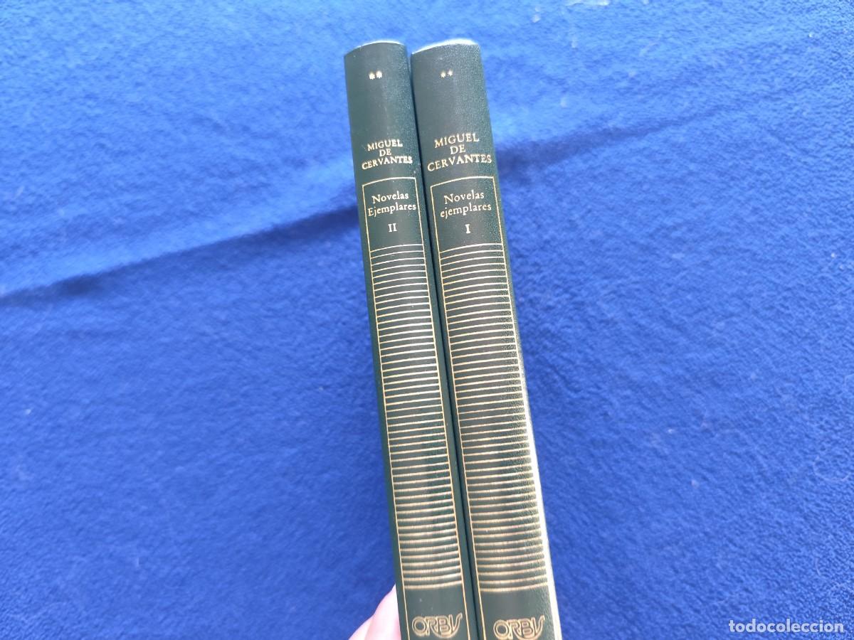 Libros de segunda mano: Novelas Ejemplares Miguel de Cervantes 2 Tomos. - Foto 2