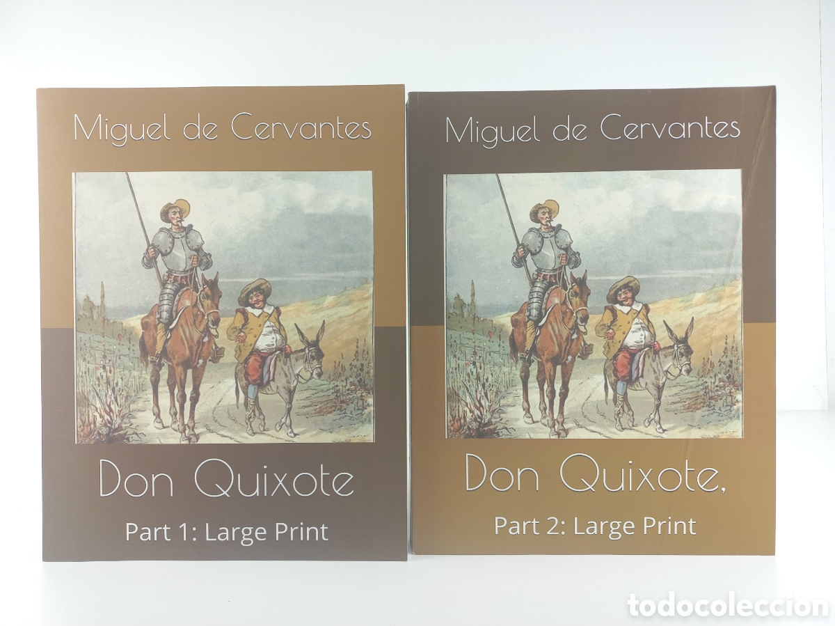 Libros de segunda mano: Don Quixote. Miguel de Cervantes. Large Print - Foto 1