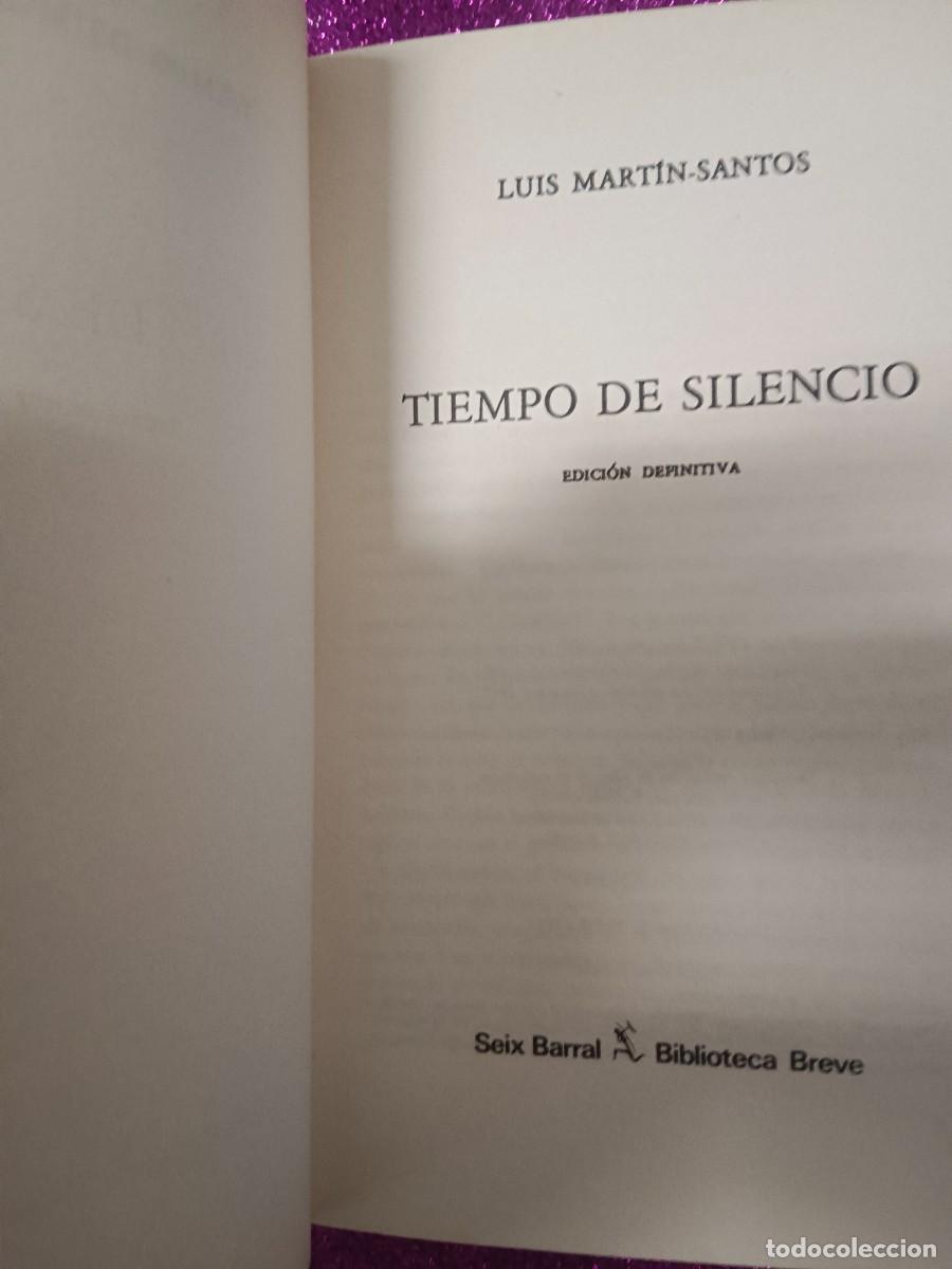 Libros de segunda mano: TIEMPO DE SILENCIO LUIS MART&Iacute;N SANTOS - Foto 6