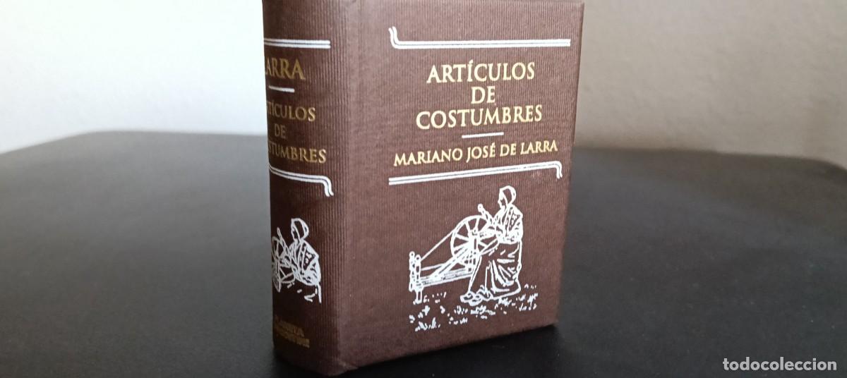 Second hand books: Mariano Jos&eacute; de Larra, Art&iacute;culos de costumbres / Joyas Literarias en Miniatura / Planeta DeAgostini