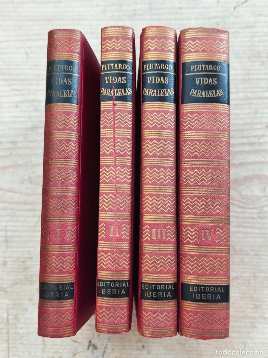 Libros de segunda mano: Vidas Paralelas - 4 Tomos Completa - Plutarco - 1959 - Editorial Iberia