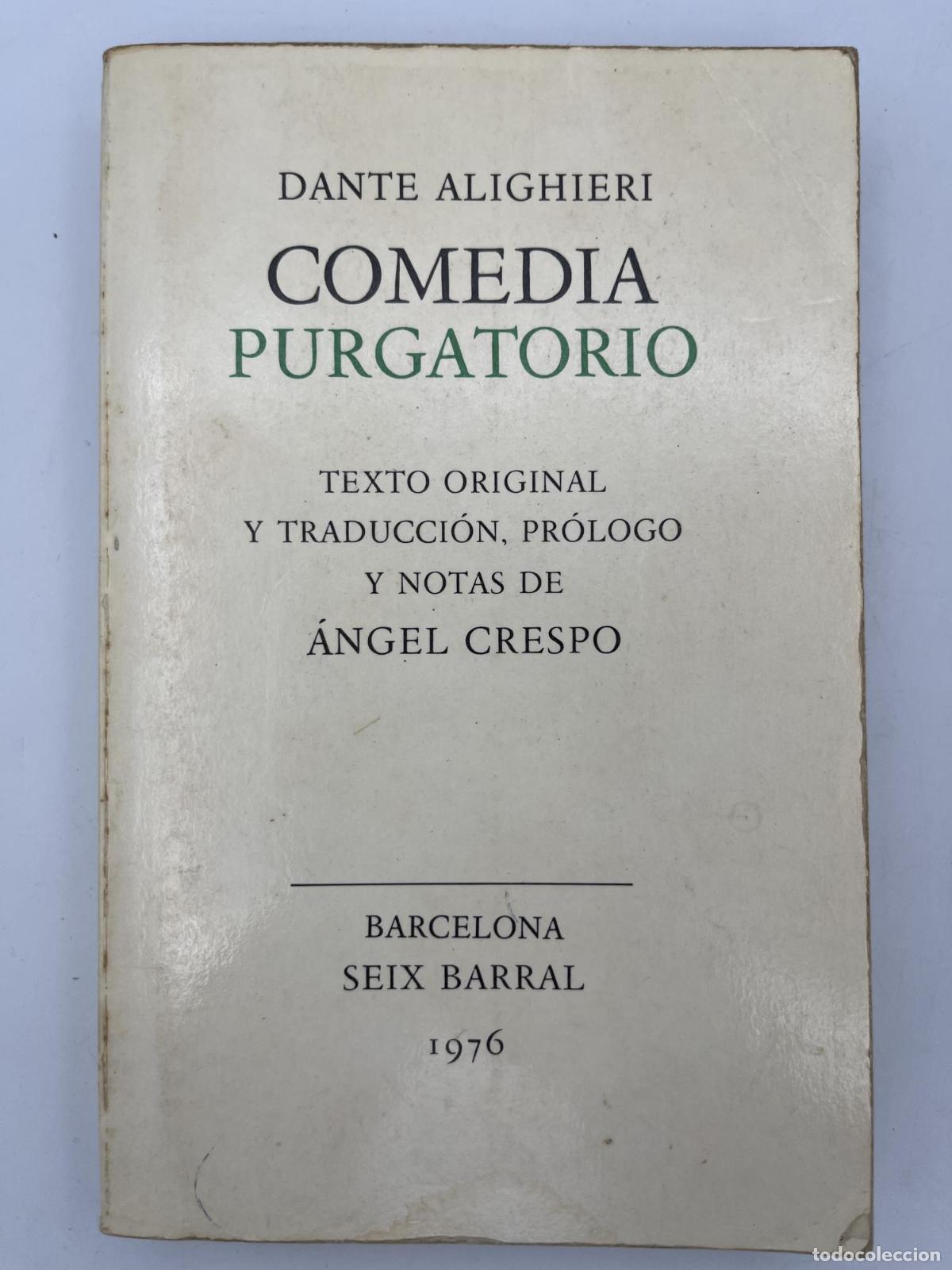 Libros de segunda mano: Comedia - DANTE ALIGHIERI