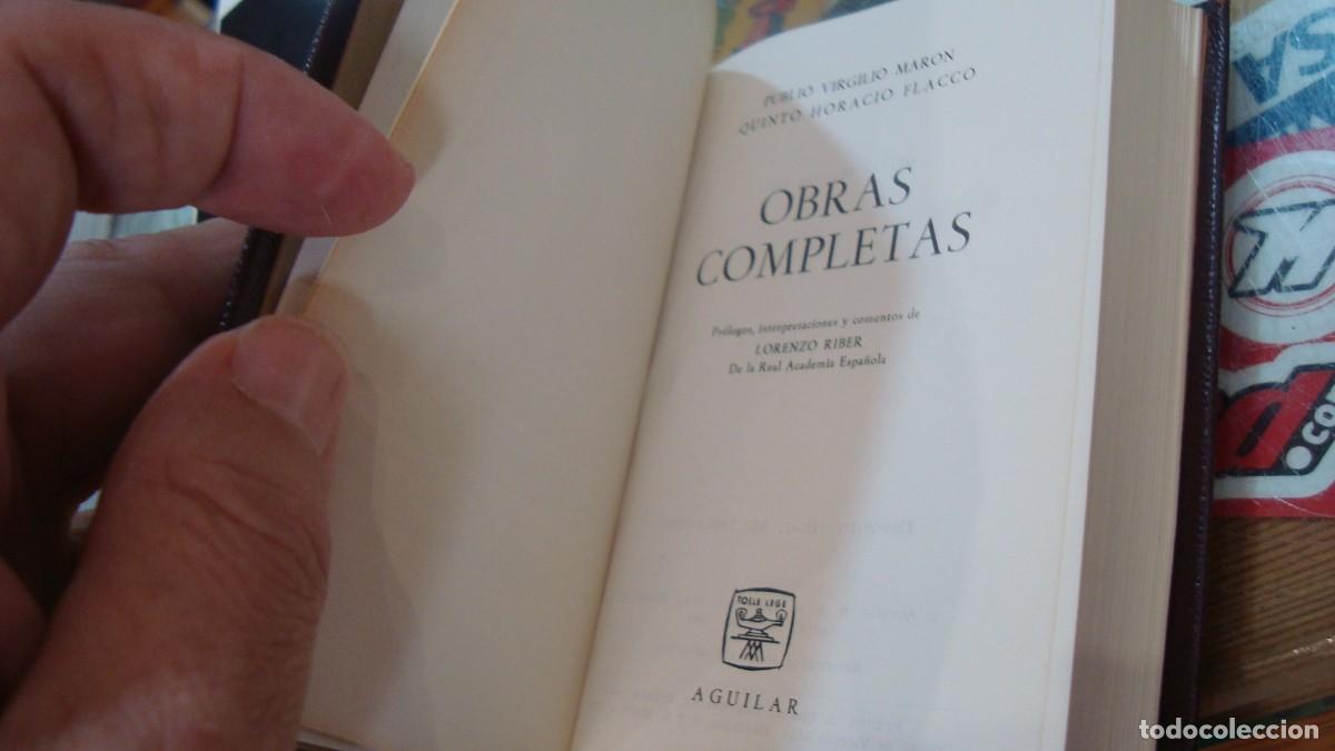 Libros de segunda mano: Obras completas - Virgilio; Horacio - Foto 3
