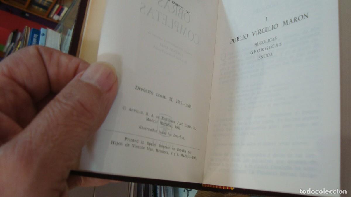 Libros de segunda mano: Obras completas - Virgilio; Horacio - Foto 4