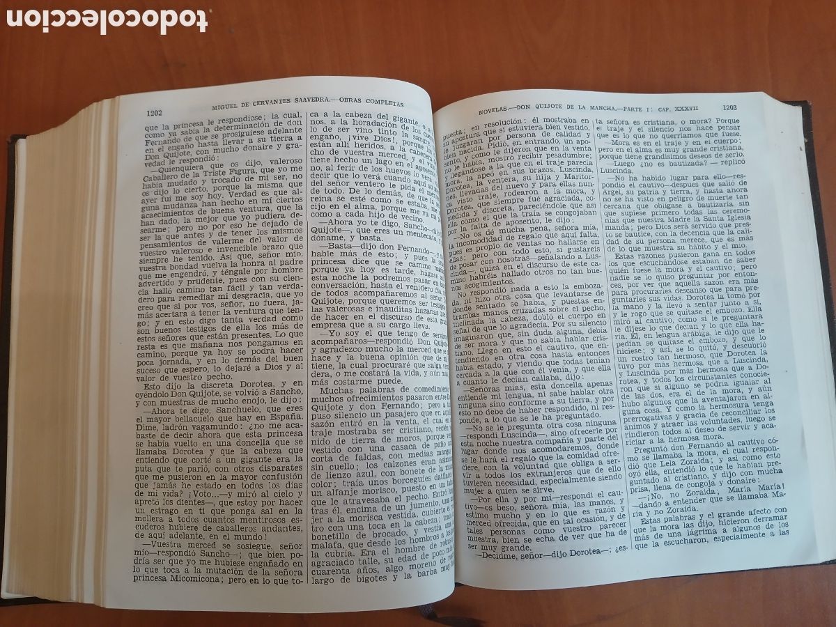 Libros de segunda mano: Obras Completas. Miguel de Cervantes. - Foto 11