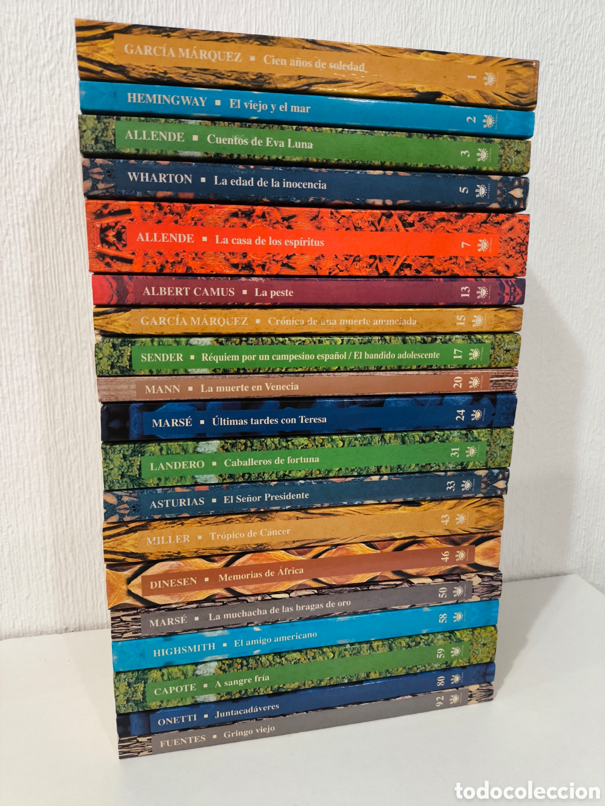 Libros de segunda mano: Lote 19 libros Colecci&oacute;n RBA Obras Maestras de la Literatura Contempor&aacute;nea
