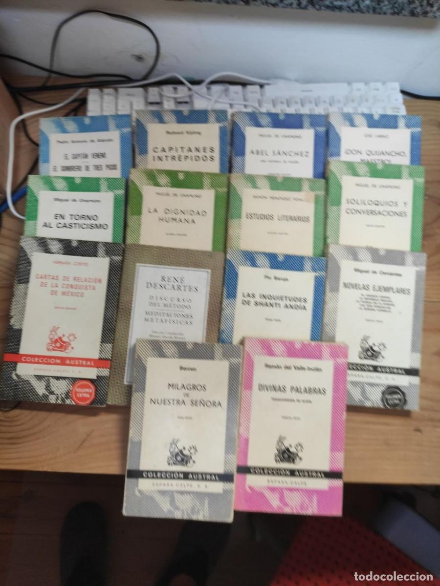 Libros de segunda mano: Lote 14 libros Colecci&oacute;n Austral