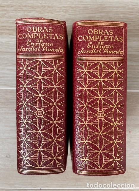Libros de segunda mano: ENRIQUE JARDIEL PONCELA &ndash; OBRAS COMPLETAS TOMOS II y III &ndash; 1.&ordf; edici&oacute;n 1958 &ndash; AHRMEX M&eacute;xico