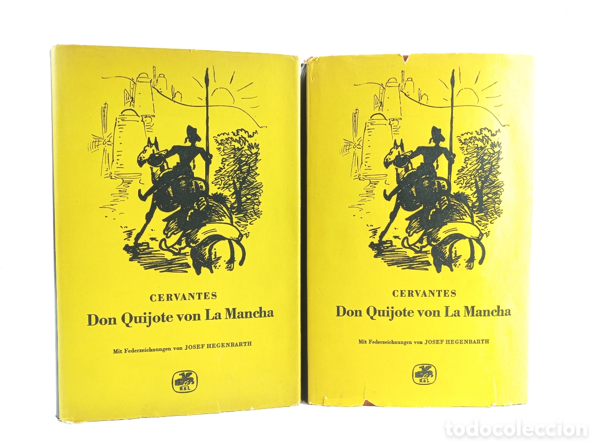 Libros de segunda mano: Don Quijote von la Mancha. Miguel de Cervantes. Rutten & Loening, 1955.