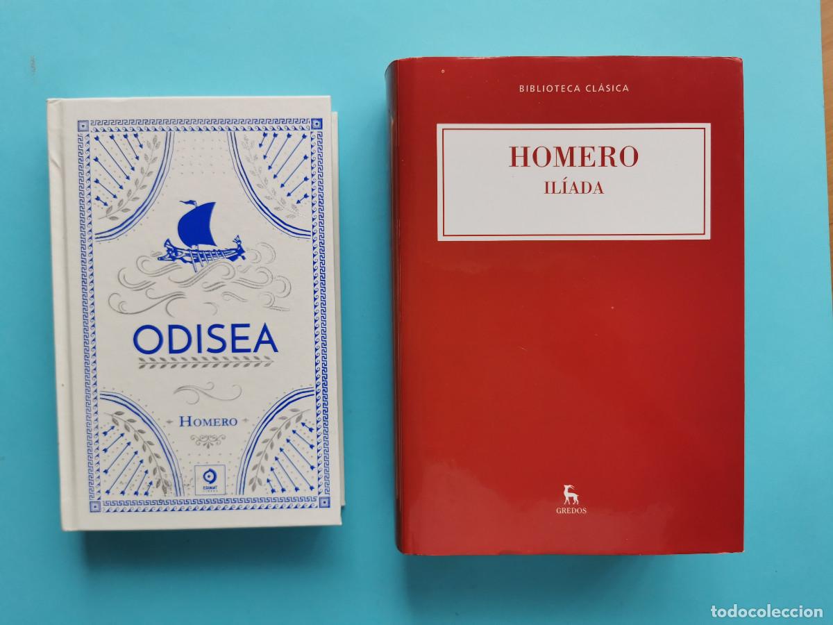 Libros de segunda mano: Homero: La Iliada. Gredos / La Odisea. Edimat