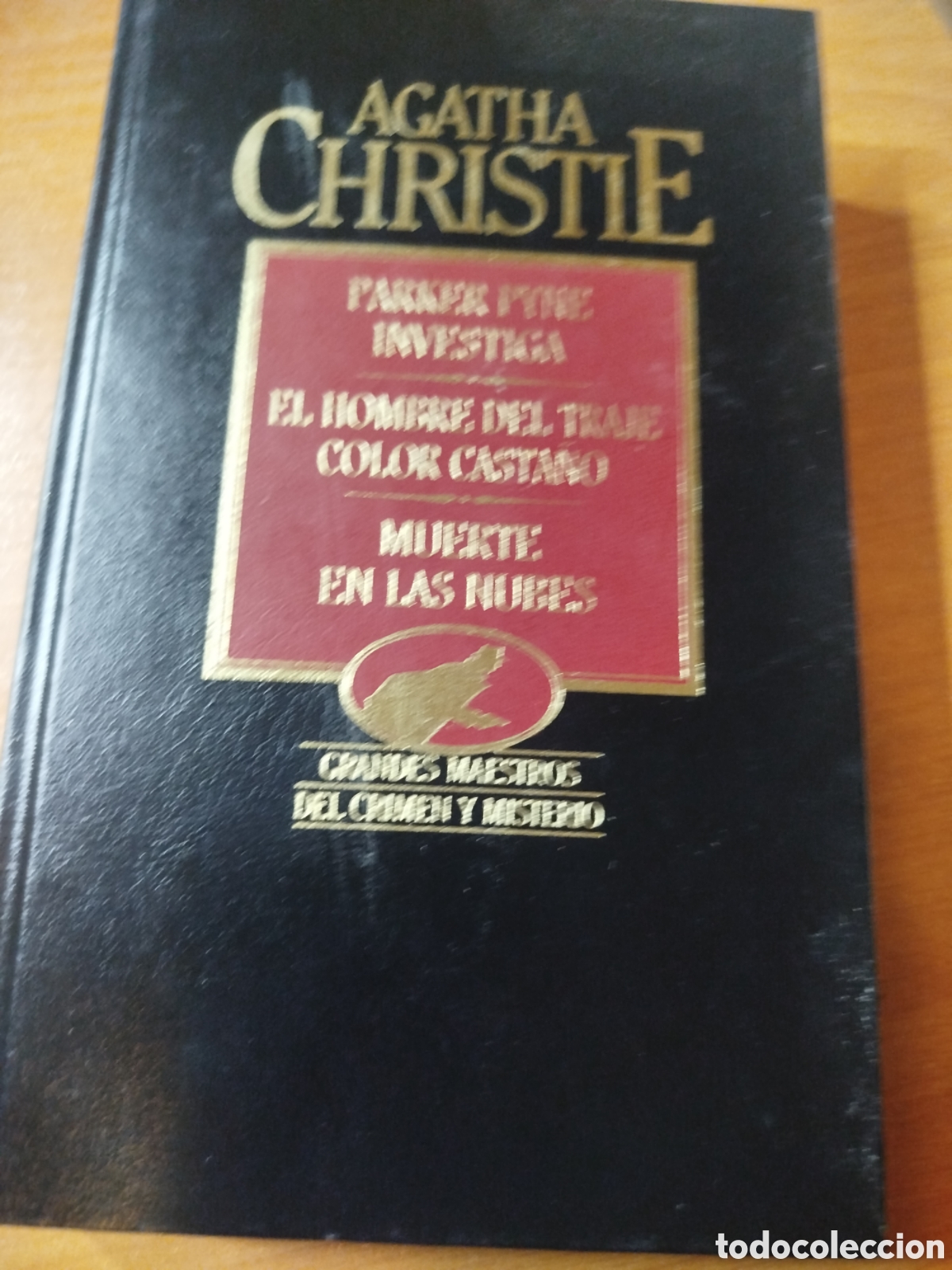 Libros de segunda mano: Parker pyne investiga. El hombre del traje color casta&ntilde;o. Muerte en las nubes. Agatha Christie