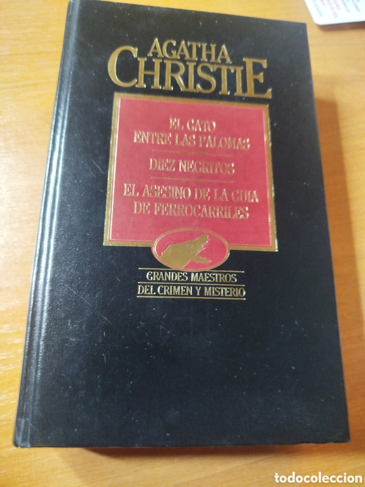 Libros de segunda mano: El gato entre las palomas. Diez negritos. El asesino de la gu&iacute;a de ferrocarriles. Agatha Christie