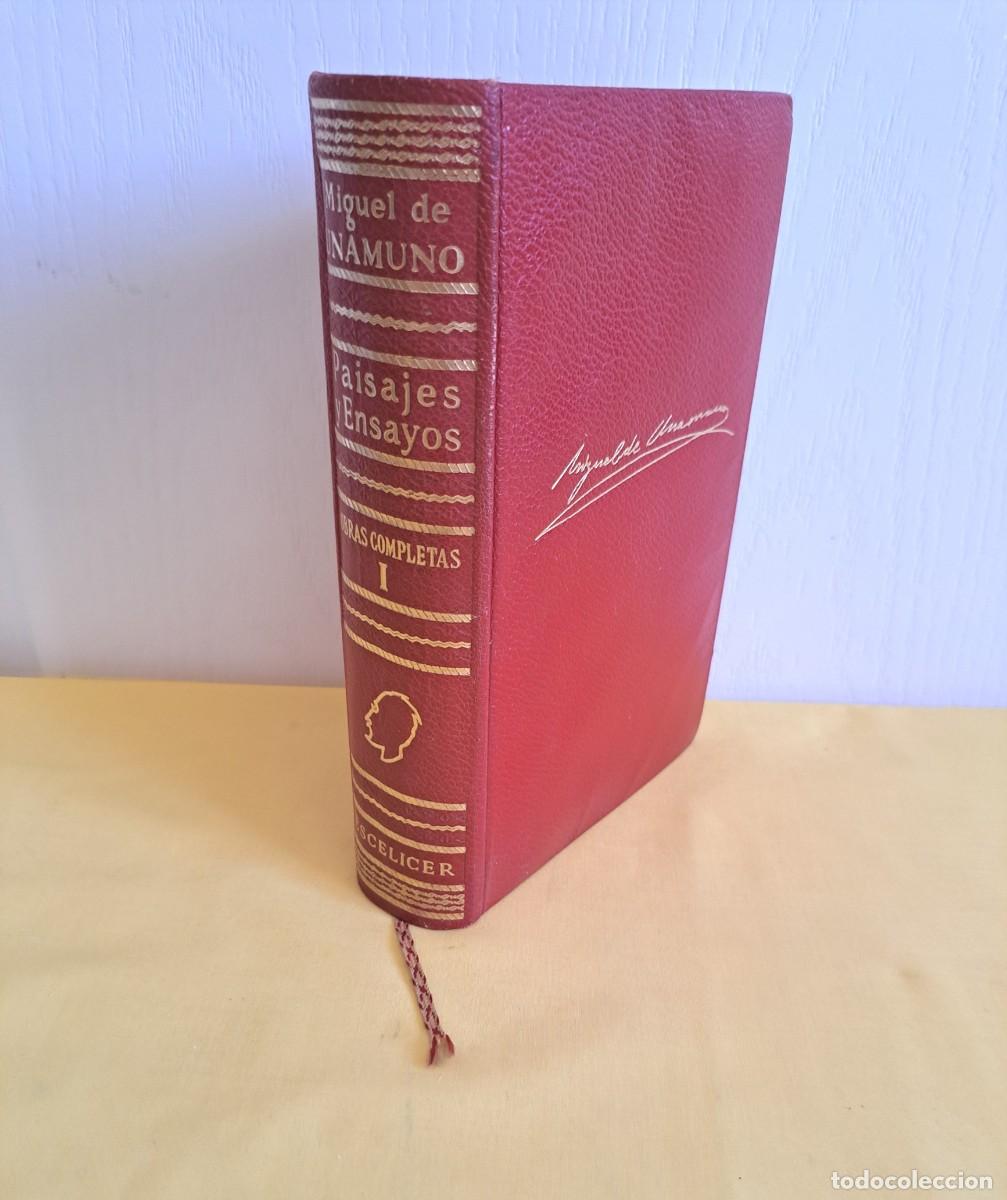 Libros de segunda mano: MIGUEL DE UNAMUNO - OBRAS COMPLETAS I (PAISAJES Y ENSAYOS) - EDICIONES ESCELICER 1966