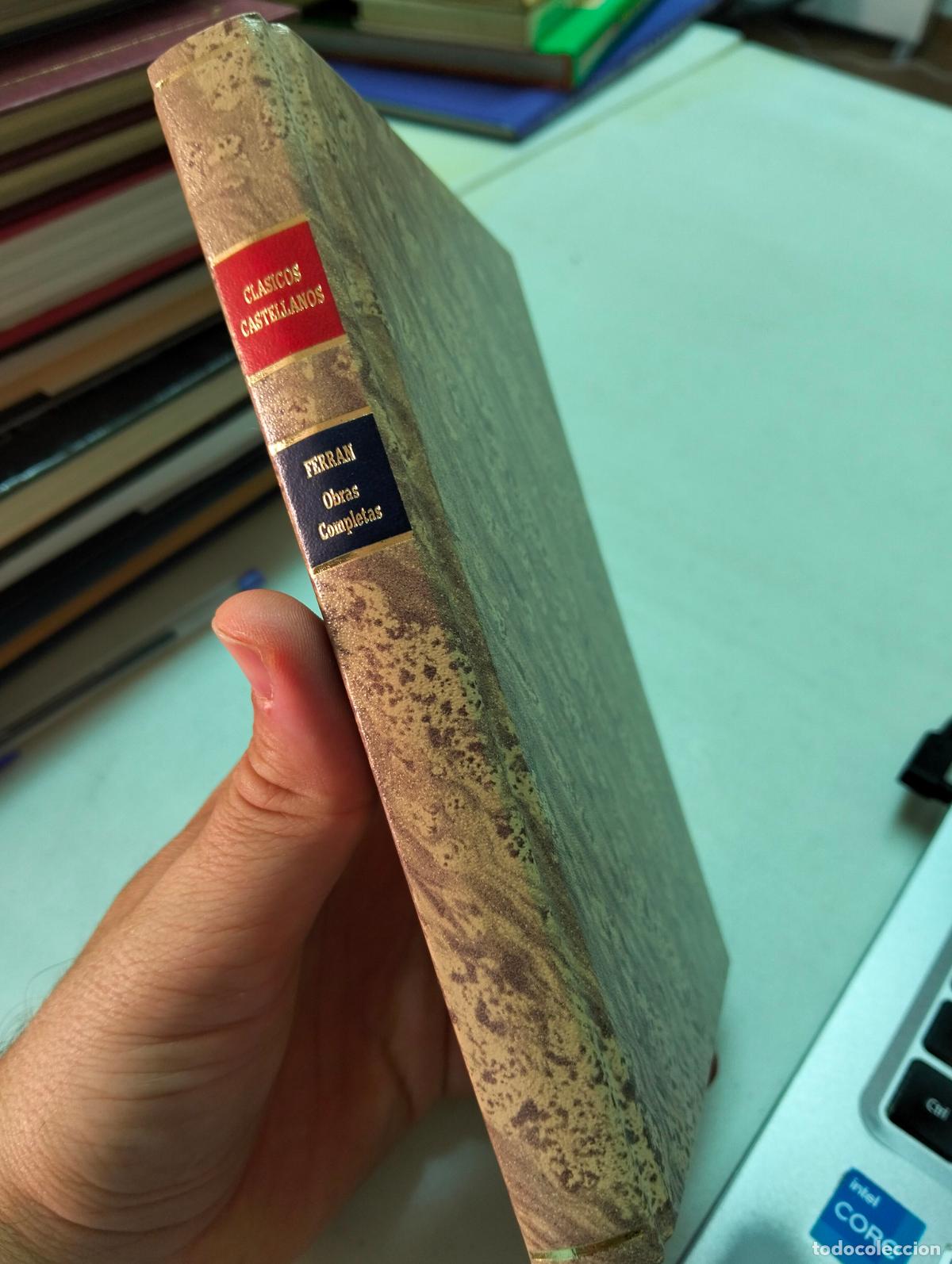 Libros de segunda mano: Literatura. Clasicos, Obras Augusto Ferran, Espasa, 1969. VISITA MI CATALOGO. L55