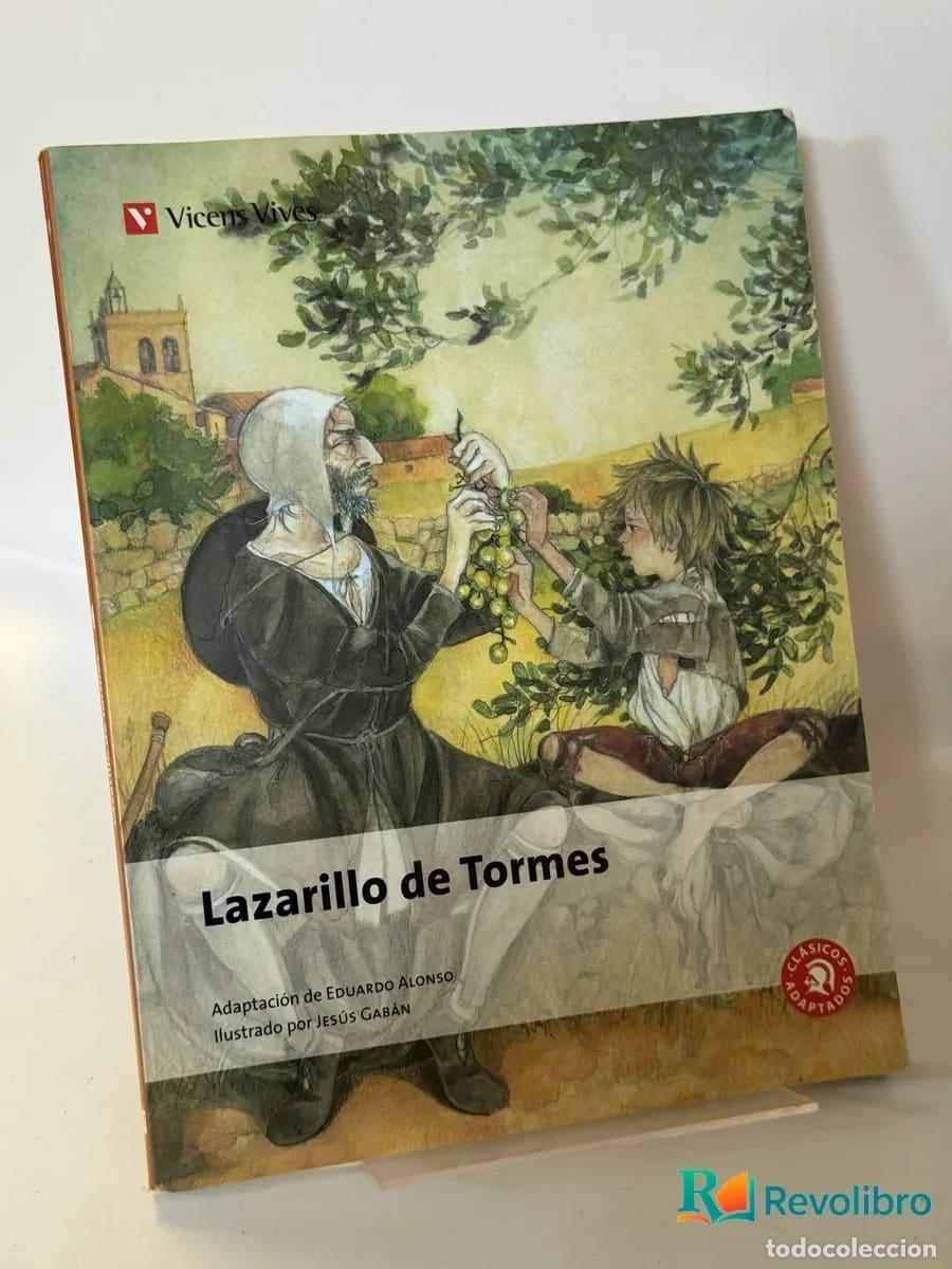 Libros de segunda mano: Lazarillo de Tormes - Adaptaci&oacute;n de Eduardo Alonso, ilustrado por Jes&uacute;s Gaban