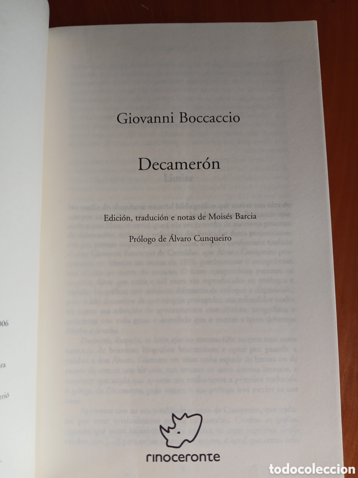Libros de segunda mano: Decamer&oacute;n. Giovanni Bocaccio. Edici&oacute;n en gallego. - Foto 3