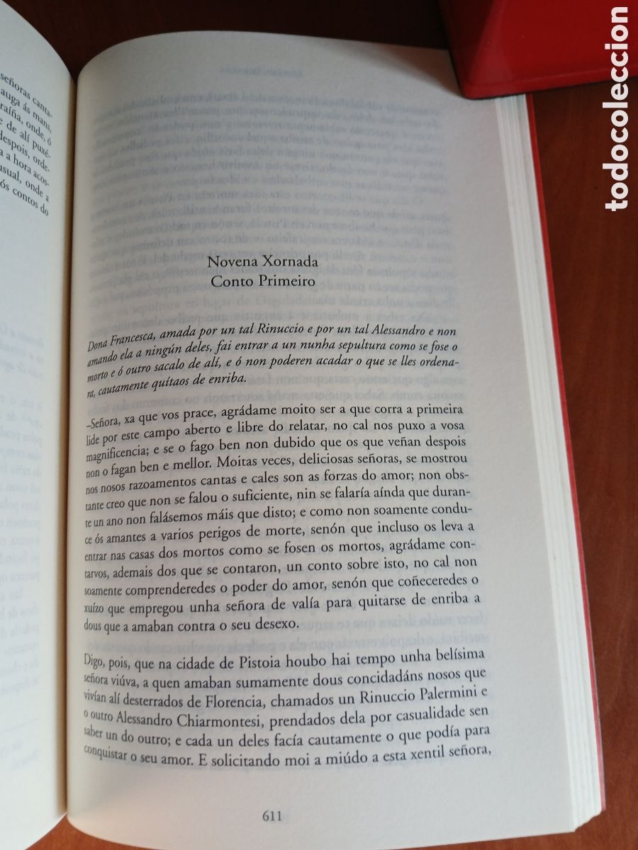 Libros de segunda mano: Decamer&oacute;n. Giovanni Bocaccio. Edici&oacute;n en gallego. - Foto 7