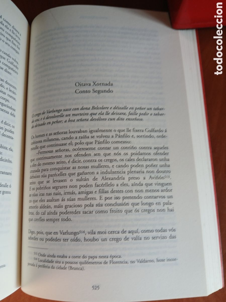 Libros de segunda mano: Decamer&oacute;n. Giovanni Bocaccio. Edici&oacute;n en gallego. - Foto 8
