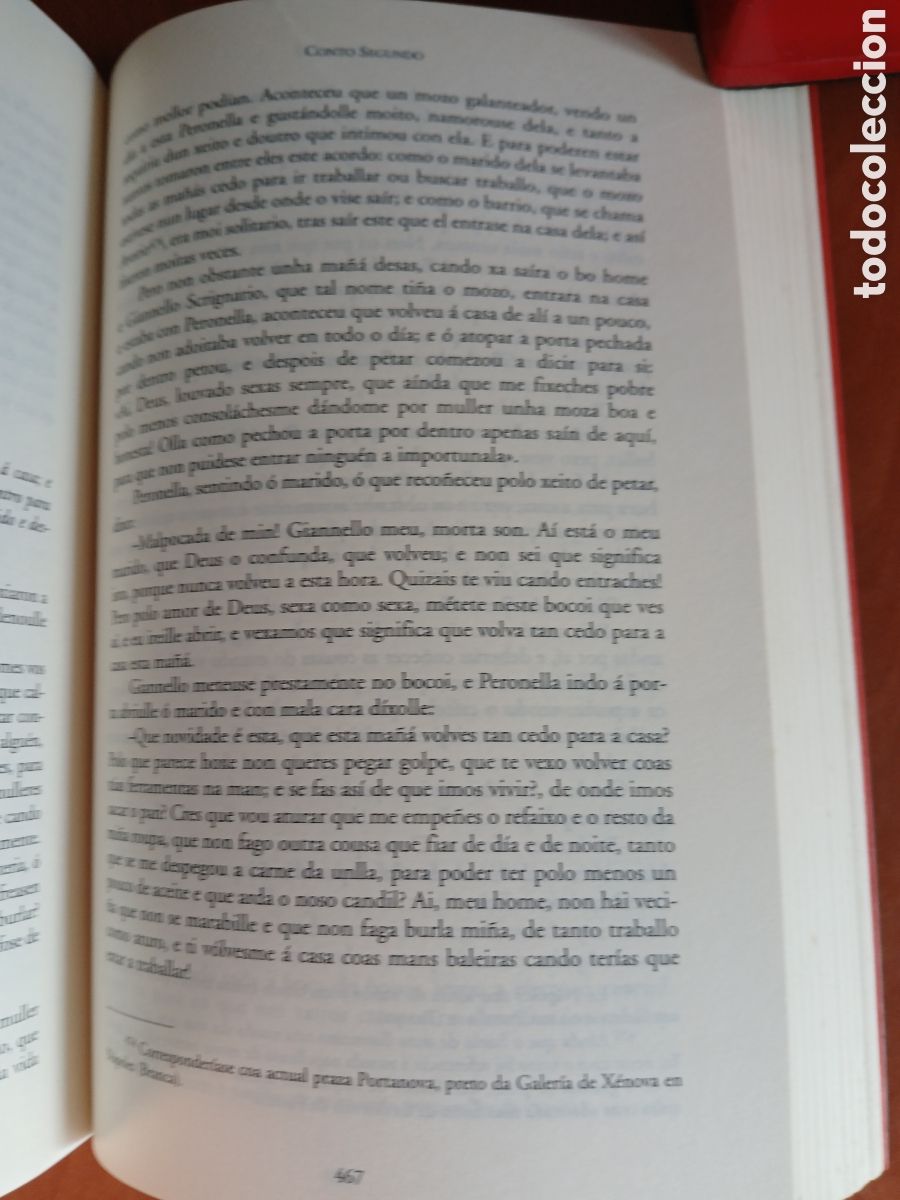 Libros de segunda mano: Decamer&oacute;n. Giovanni Bocaccio. Edici&oacute;n en gallego. - Foto 9