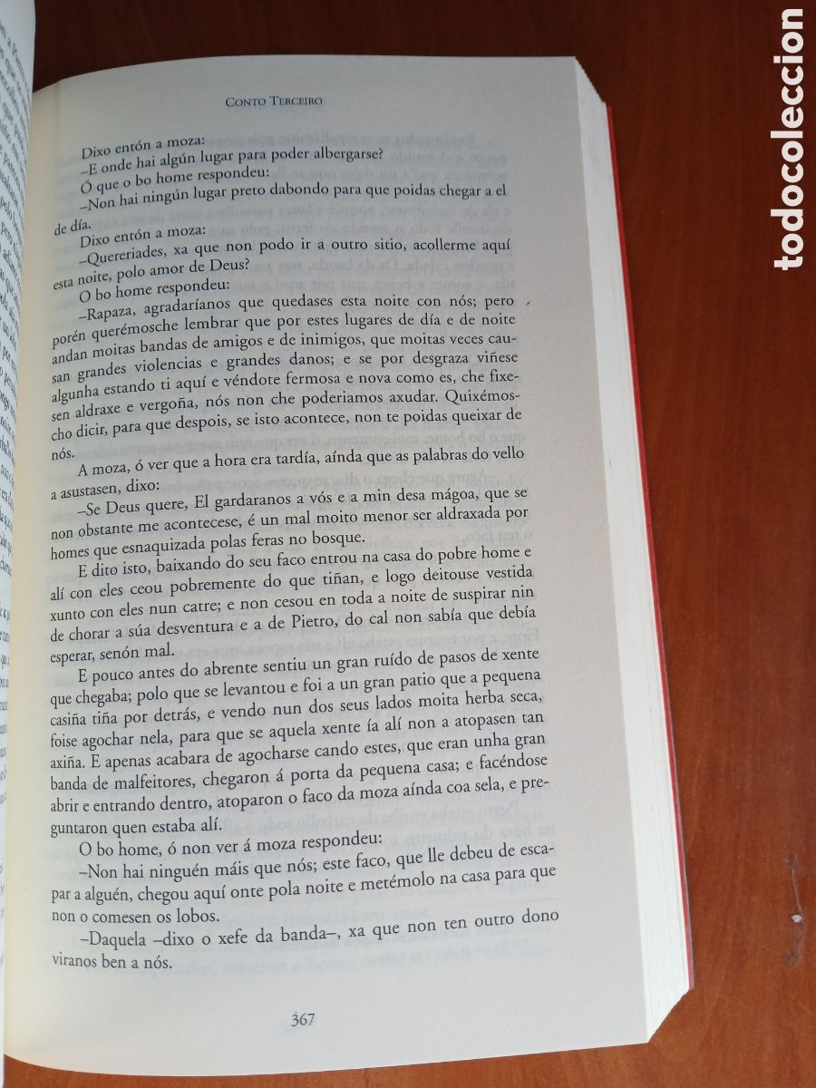 Libros de segunda mano: Decamer&oacute;n. Giovanni Bocaccio. Edici&oacute;n en gallego. - Foto 10
