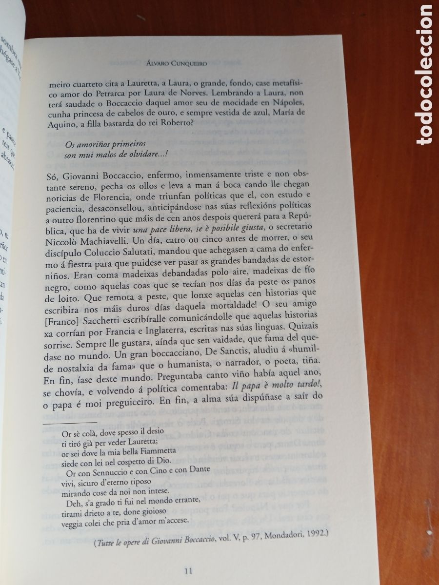 Libros de segunda mano: Decamer&oacute;n. Giovanni Bocaccio. Edici&oacute;n en gallego. - Foto 15