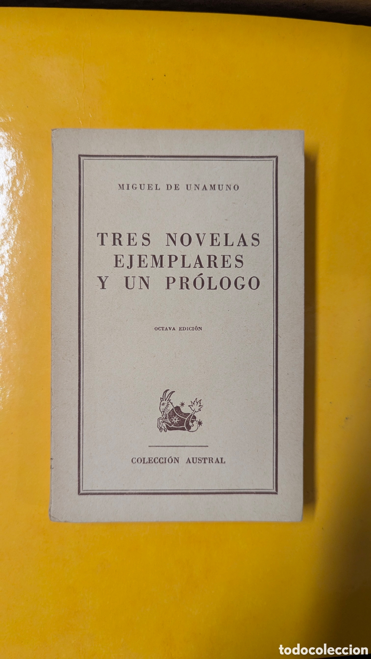 Libros de segunda mano: Miguel de Unamuno - Tres novelas ejemplares y un pr&oacute;logo