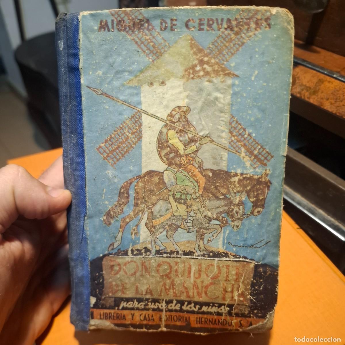 Libros de segunda mano: DON QUIJOTE DE LA MANCHA PARA USO DE NI&Ntilde;OS. MIGUEL DE CERVANTES. EDITORIAL HERNANDO 1957