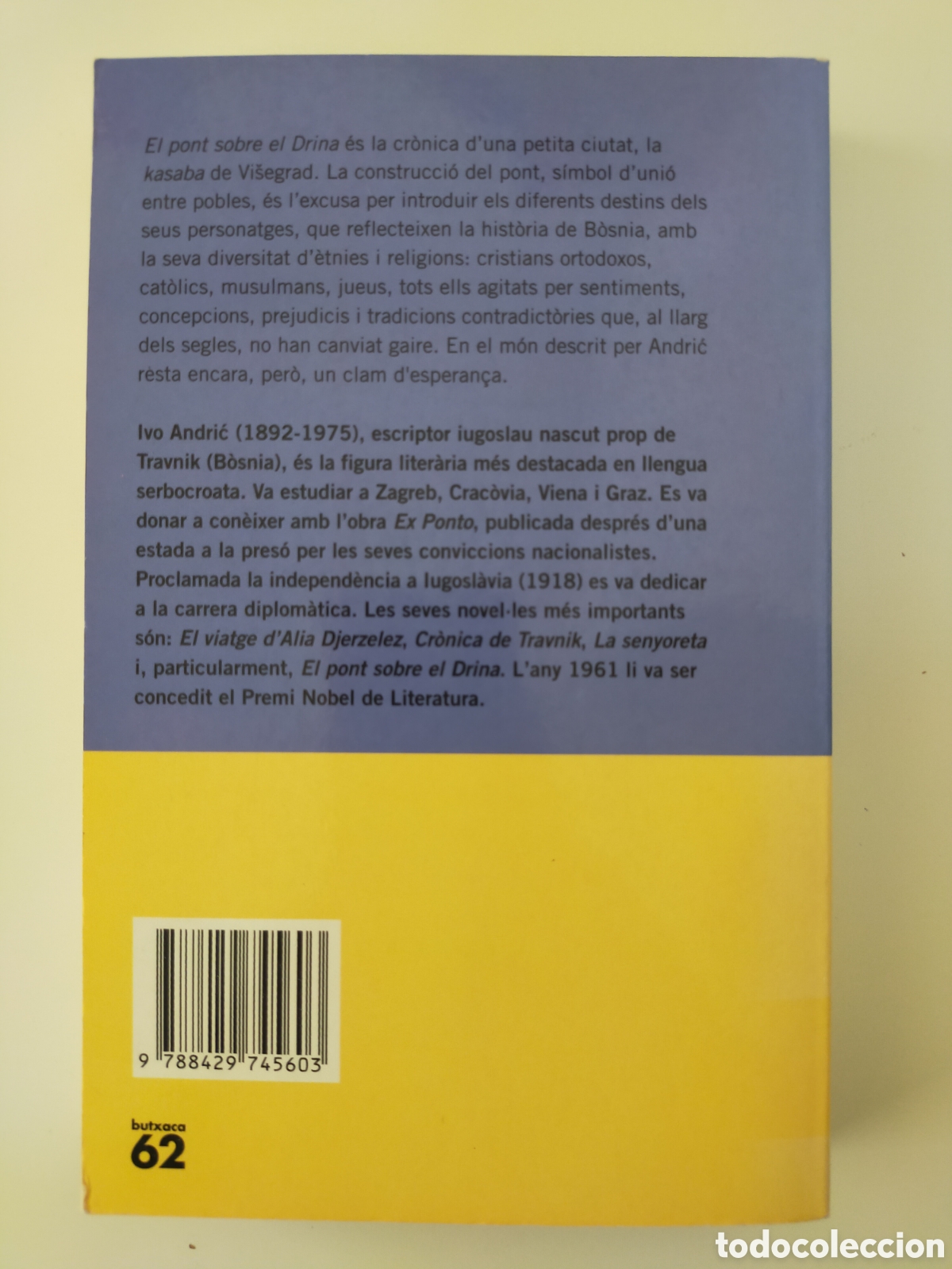 Libros de segunda mano: El pont sobre el Drina, Ivo Andrić - Foto 2